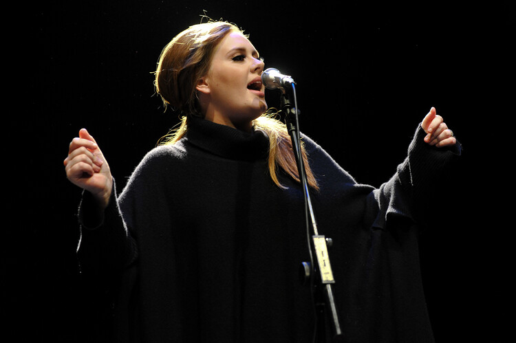 Canvas Print Adele Album Launch At The Tabernacle In London