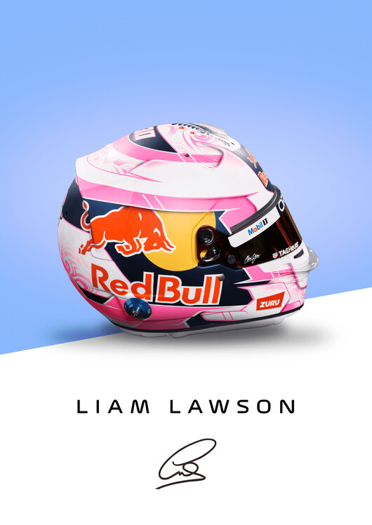 Poster Liam LAwson Full Colour 2025 Helmet Artwork