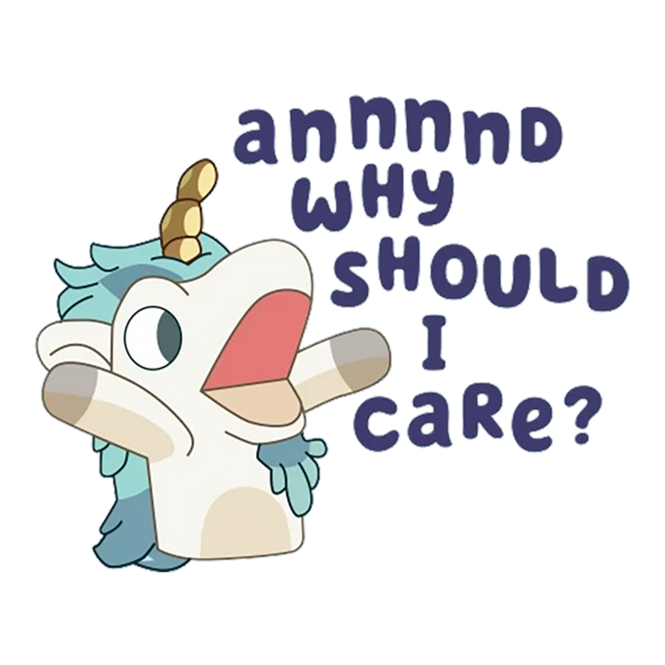 T-shirt And why should i care