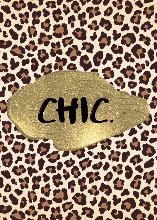 Poster Chic Leopard Print