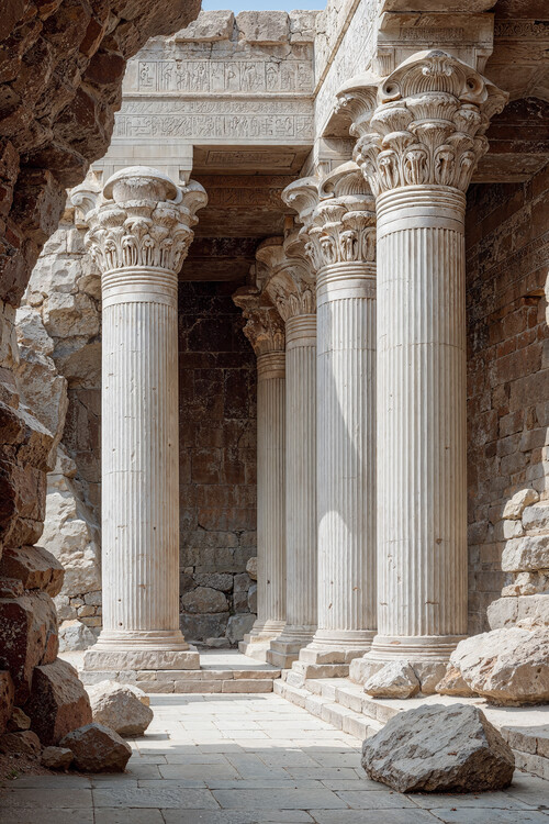 Poster Temple Ruins Serenity