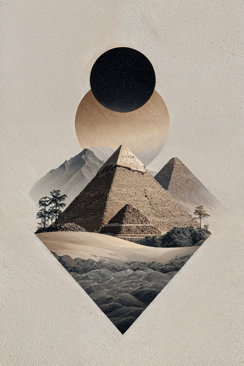 Poster Mystical Pyramid Horizon