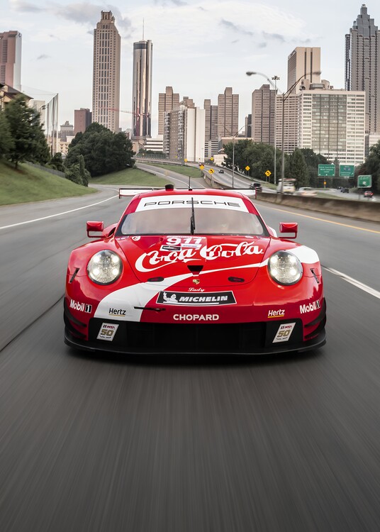 Canvas Print Porsche Sport Car