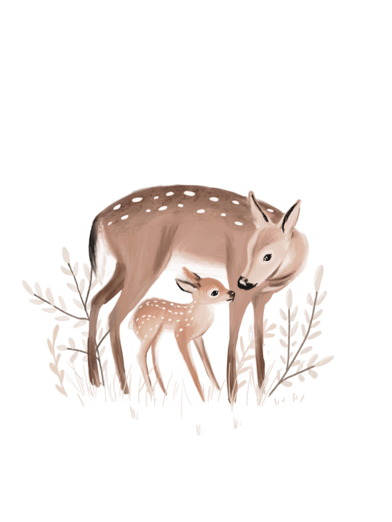 T-shirt Motherhood - deer