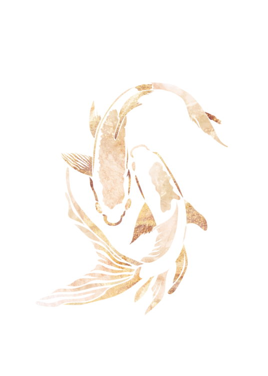 T-shirt Golden Koi Fish 1