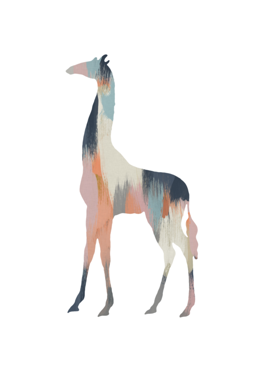 T-shirt Pastel Giraffe