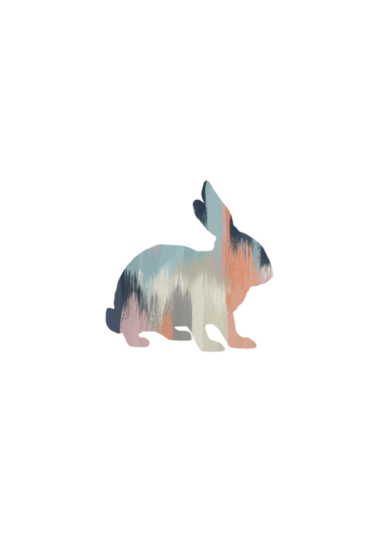 T-shirt Pastel Rabbit
