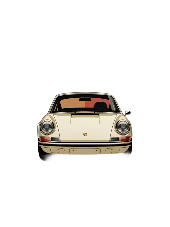 T-shirt Speed of Heritage: Vintage Porsche 911 in Motion