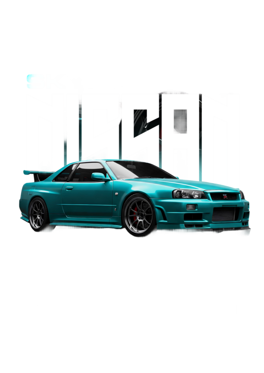 Μπλουζάκι Nissan Skyline GT-R R34: Legendary JDM Performance Icon