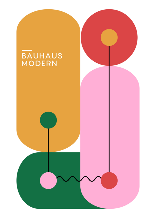 T-shirt Bauhaus Print 04