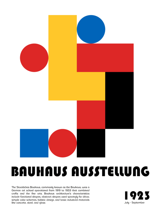 T-shirt Bauhaus Ausstellung