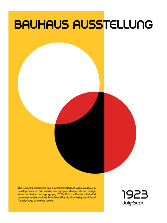 T-shirt Bauhaus Ausstellung