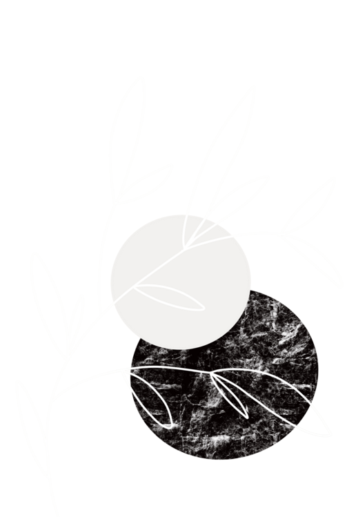 T-shirt Minimal leafs3