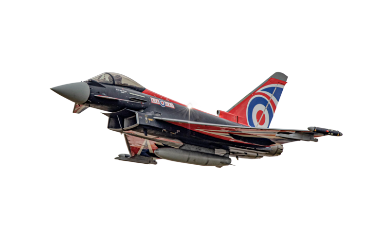T-shirt Eurofighter Typhoon Blackjack Anarchy1
