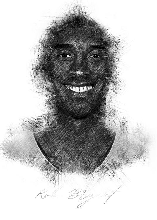 T-shirt Kobe Mamba Sketch