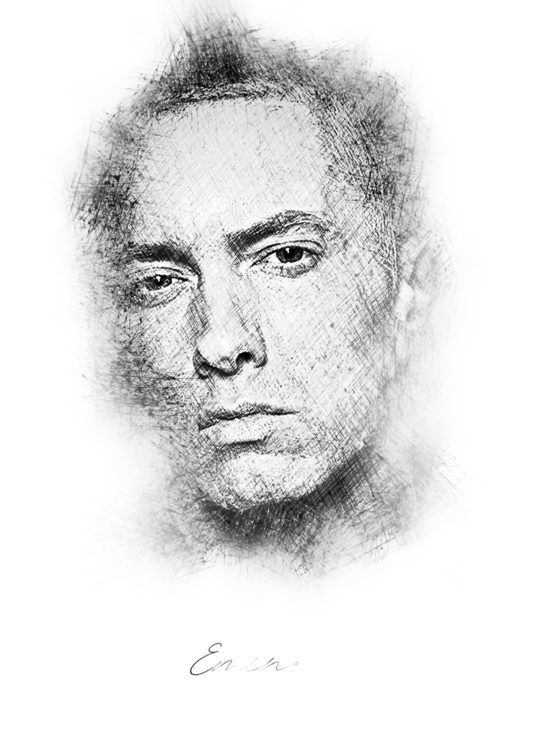 T-paita Rapper Sketch
