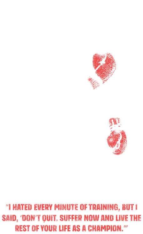 T-shirt Muhammad Ali Boxing Quote