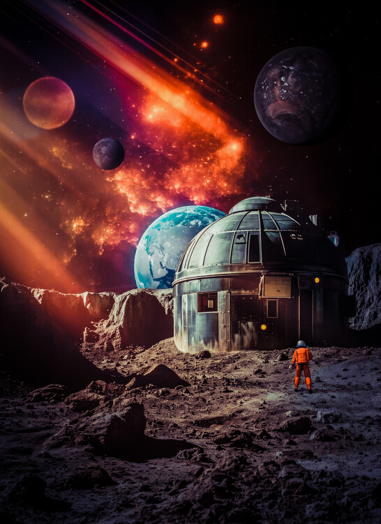 Плакат Alien discovery laboratory