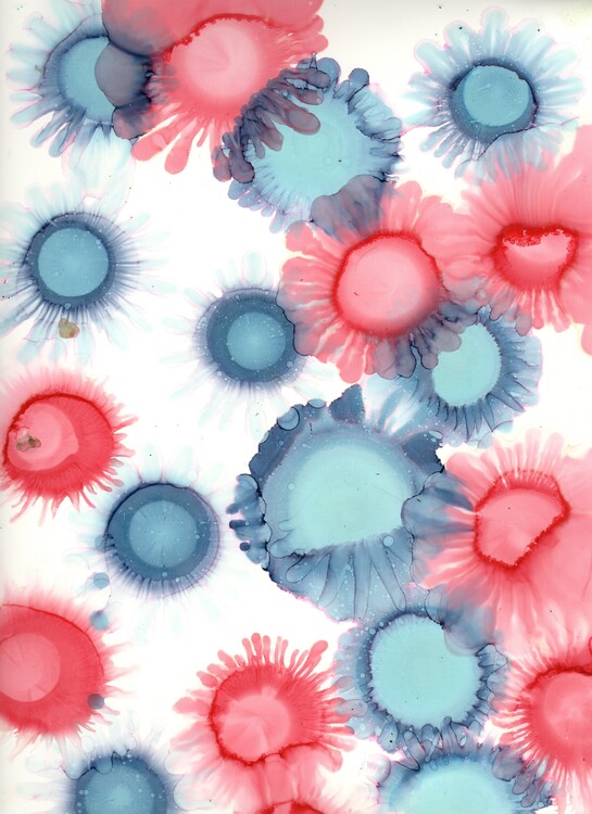 Poster My alcohol ink art.