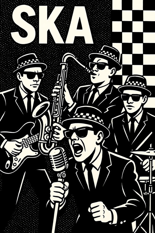 Plakát Ska Music Poster