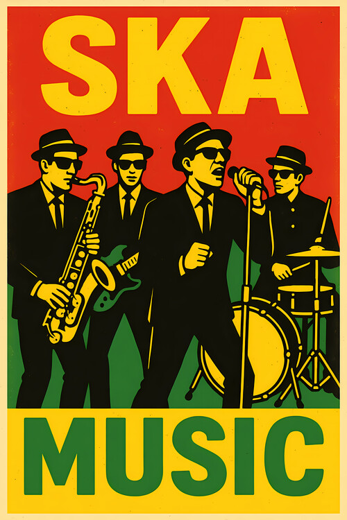 Plakát Ska Music Poster