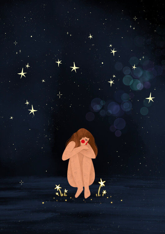 Levně Plakát, Obraz - Starlit Solitude, Bea Muller, 30 × 40 cm