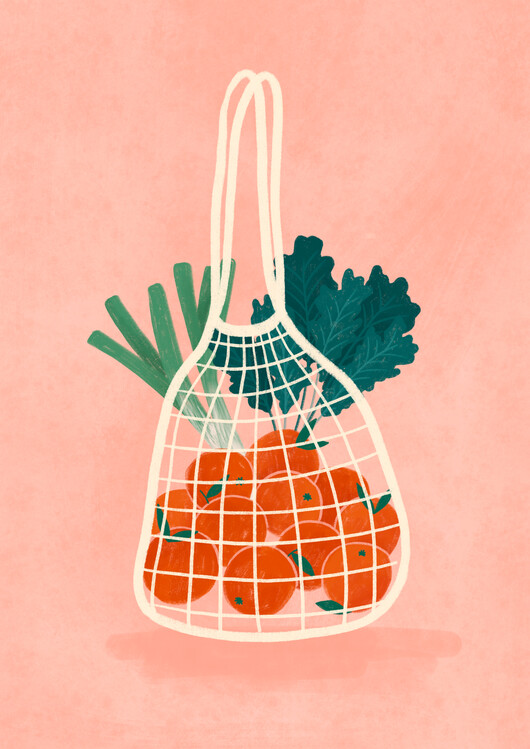 Levně Plakát, Obraz - Fruit N Veg, Bea Muller, 30 × 40 cm
