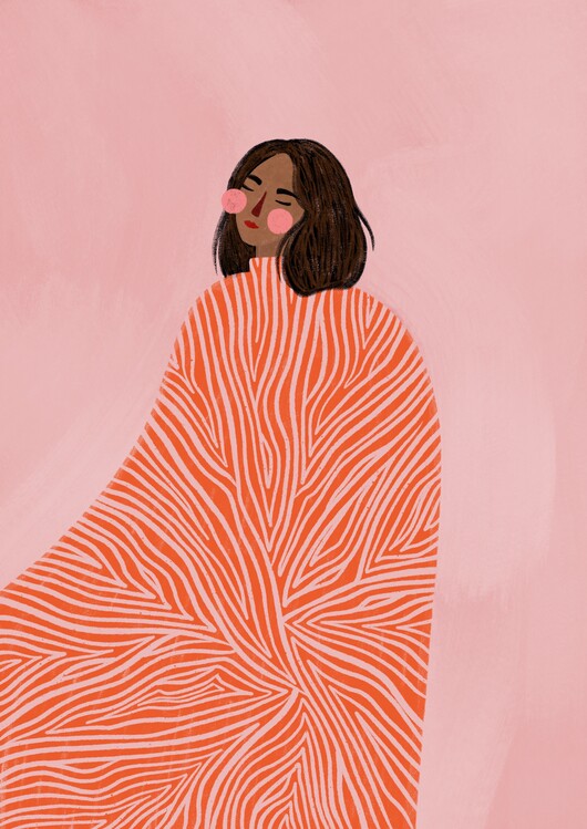 Poster The Woman With the Swirls