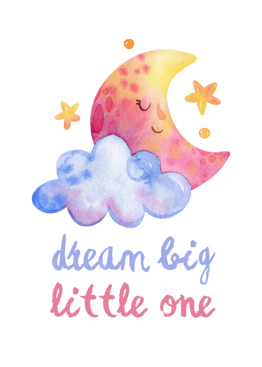 Canvas Print Dream big little one