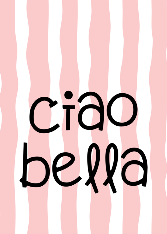 Poster Ciao Bella