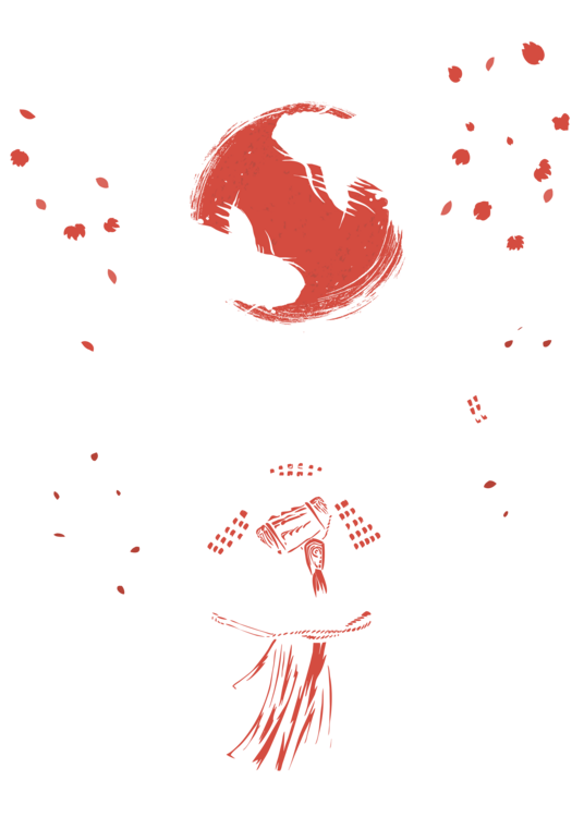Koszulka Samurai Cat