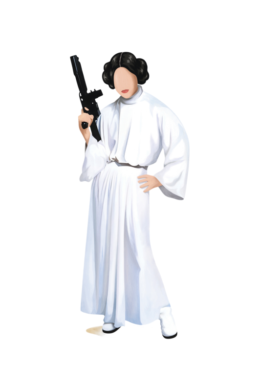 Tričkó Princess Leia