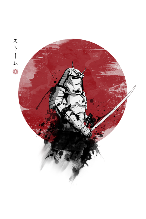 T-shirt Storm samurai