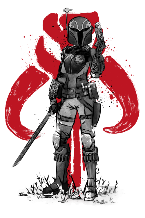 Μπλουζάκι Sabine Wren sumi e
