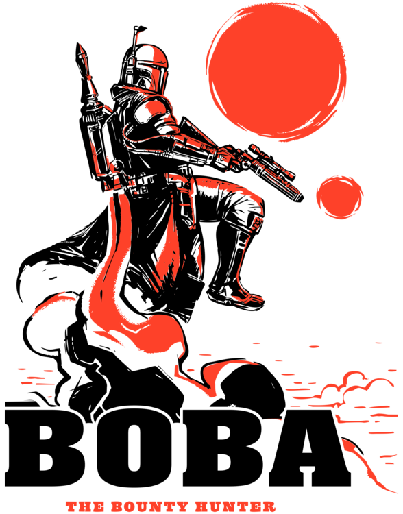 T-shirt Boba The Bounty Hunter