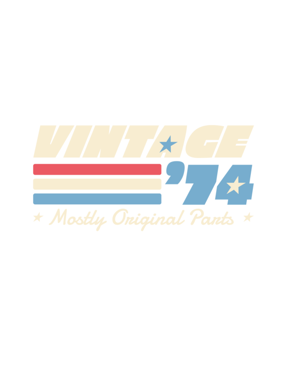 T-shirt Vintage 74 Original Pieces