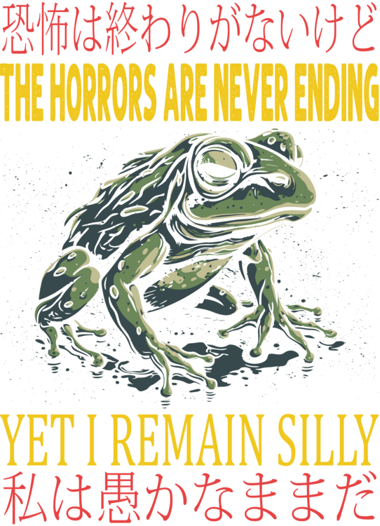 T-shirt The Horrors Vintage Frog