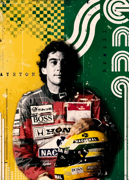 Plakat Ayrton Senna