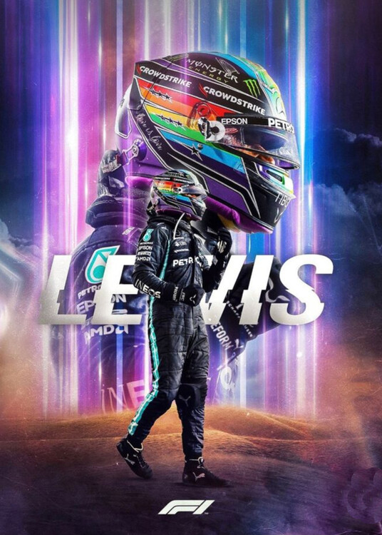 Canvas Print Lewis Hamilton