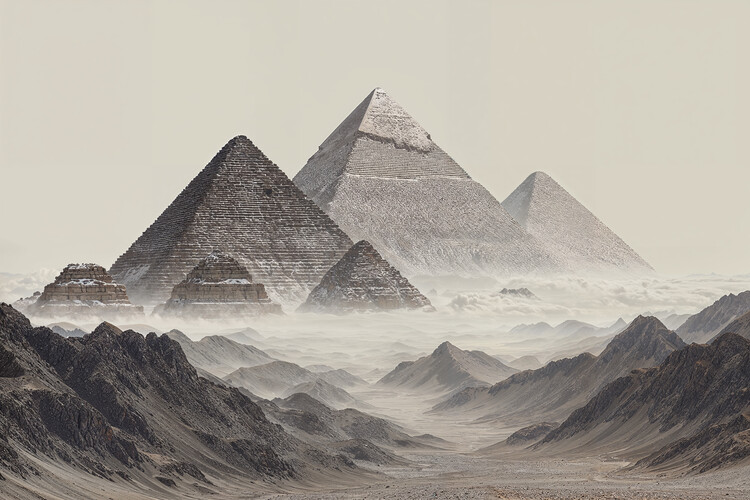 Poster Egypt Pyramids