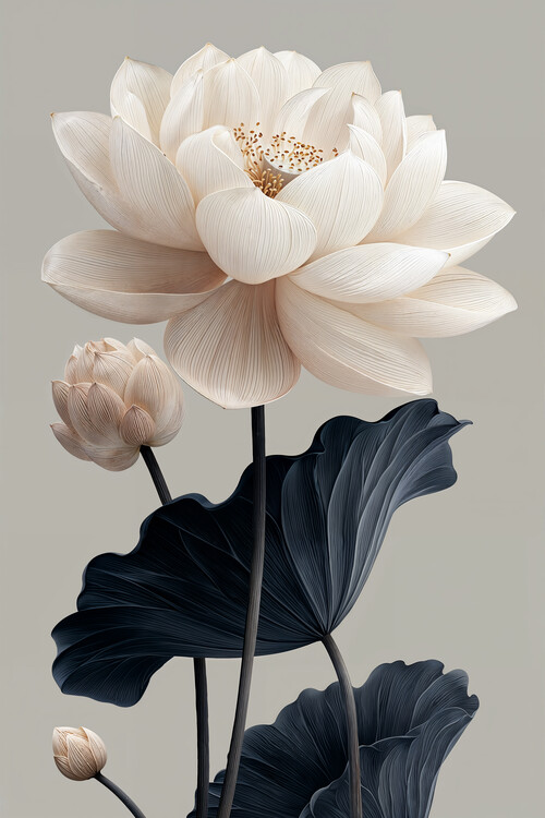 Tableau sur toile Ethereal Lotus Bloom