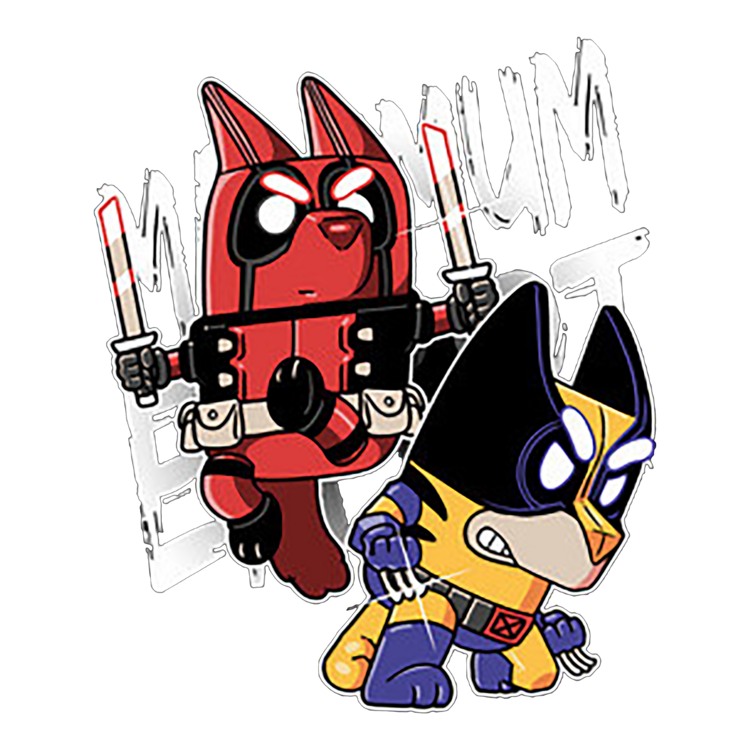 T-shirt Bluey Maximum Effort