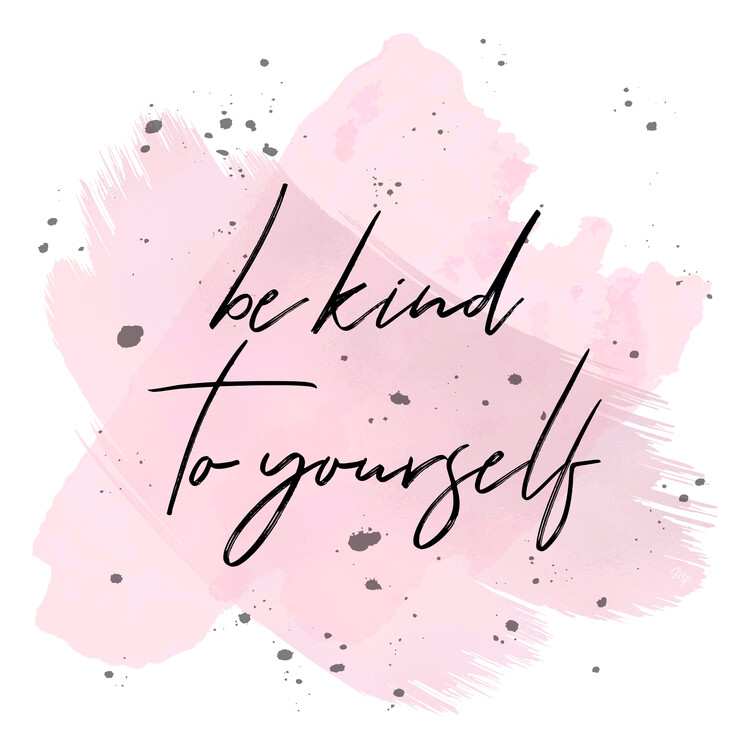Plakát Be kind quote typography