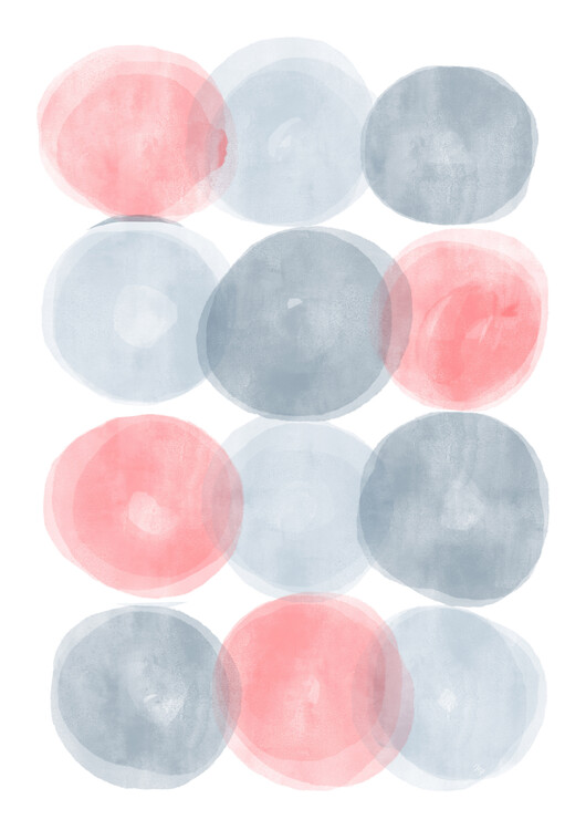 Плакат Aqua Paint Circles