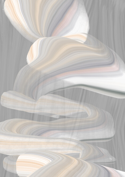 Плакат Abstract Beige Paint
