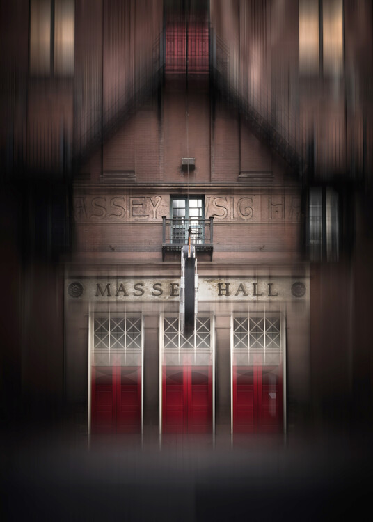 Плакат Massey Hall No 1 Color Blur Version