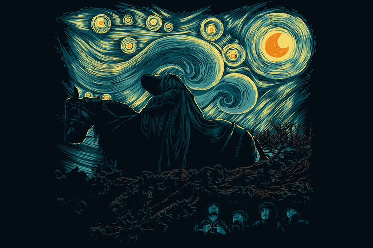 Poster Nightfall in Middle-earth