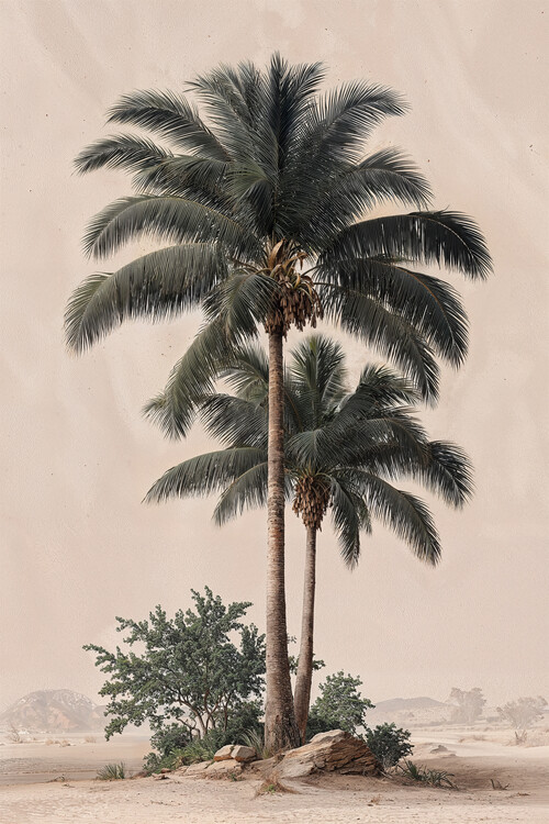 Poster Twin Palms