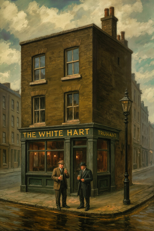 Plakat The White Hart Pub London