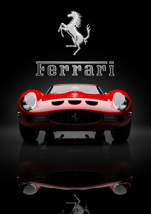 Poster Ferrari 250 GTO The Prancing Horse Reigns